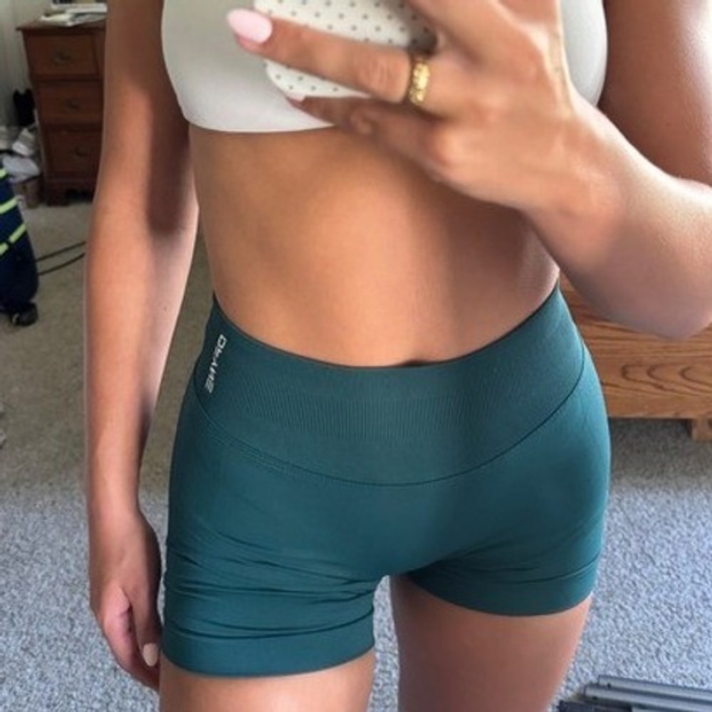 Dfyne impact shorts 4.5" pine green small - Picture 2 of 6